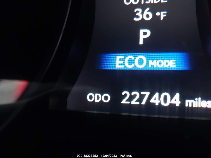2013 LEXUS ES 300H HYBRID - JTHBW1GG2D2009159