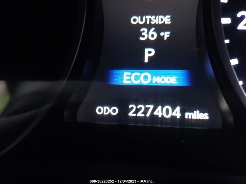 2013 LEXUS ES 300H HYBRID - JTHBW1GG2D2009159