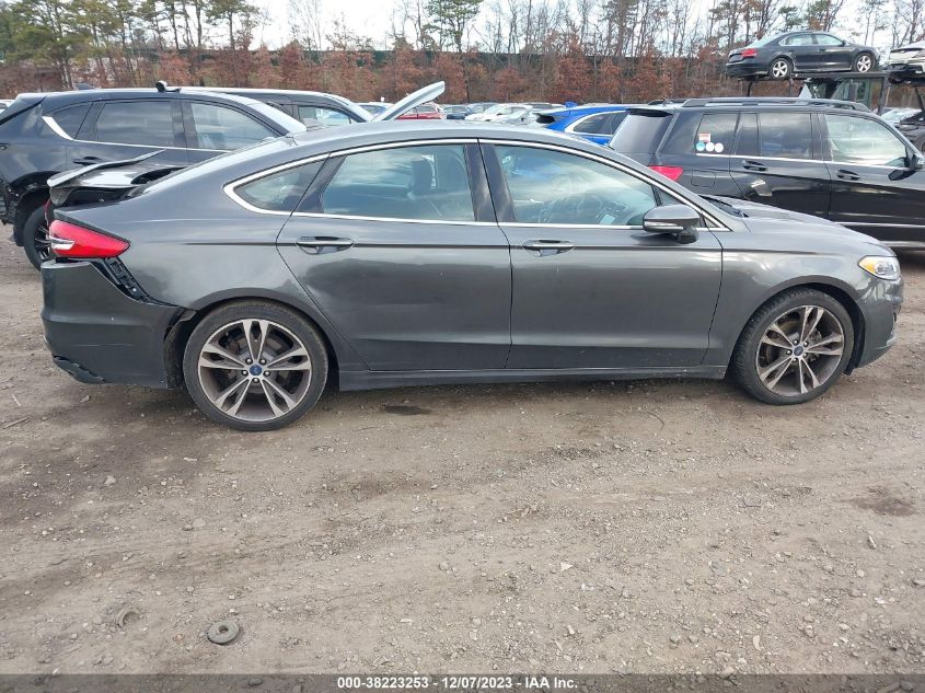 2019 FORD FUSION TITANIUM - 3FA6P0K93KR259818