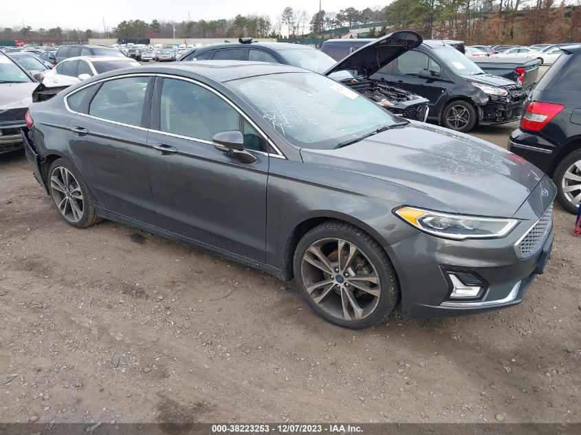 2019 FORD FUSION TITANIUM - 3FA6P0K93KR259818