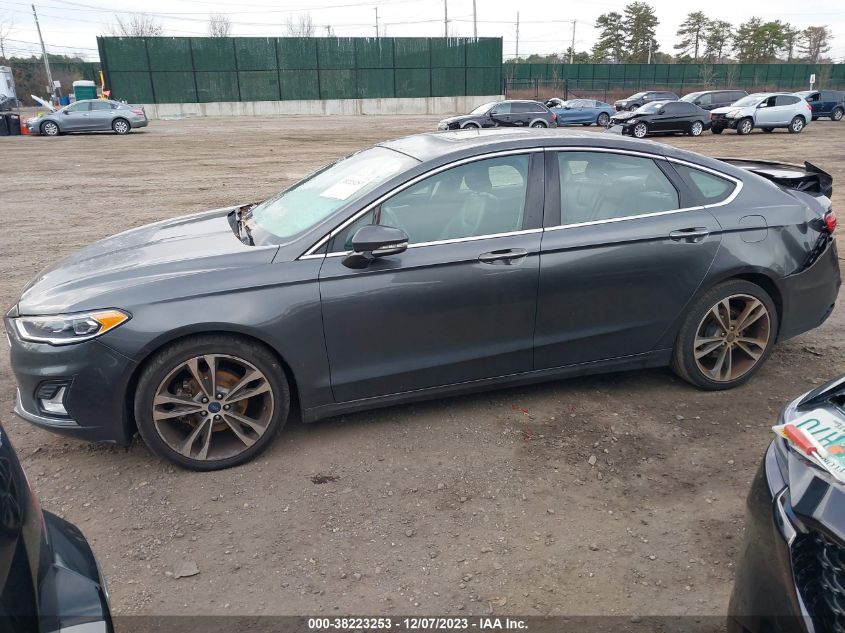 2019 FORD FUSION TITANIUM - 3FA6P0K93KR259818