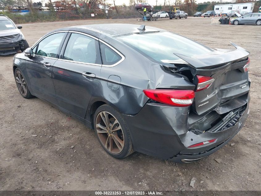 2019 FORD FUSION TITANIUM - 3FA6P0K93KR259818