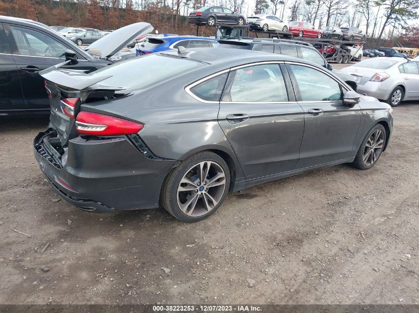 2019 FORD FUSION TITANIUM - 3FA6P0K93KR259818