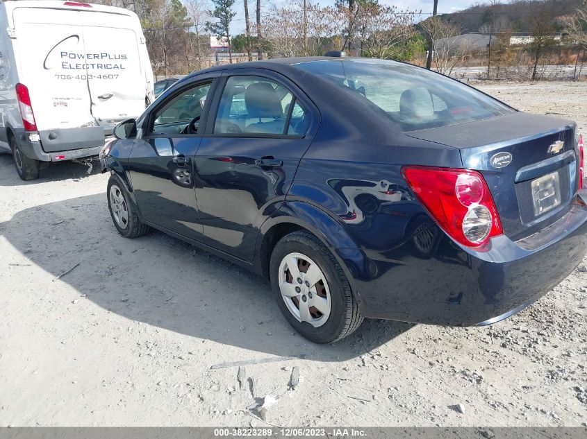 1G1JA5SH9F4218160 | 2015 CHEVROLET SONIC