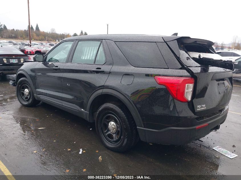 2021 FORD POLICE INTERCEPTOR UTILITY 1FM5K8AWXMNA07141
