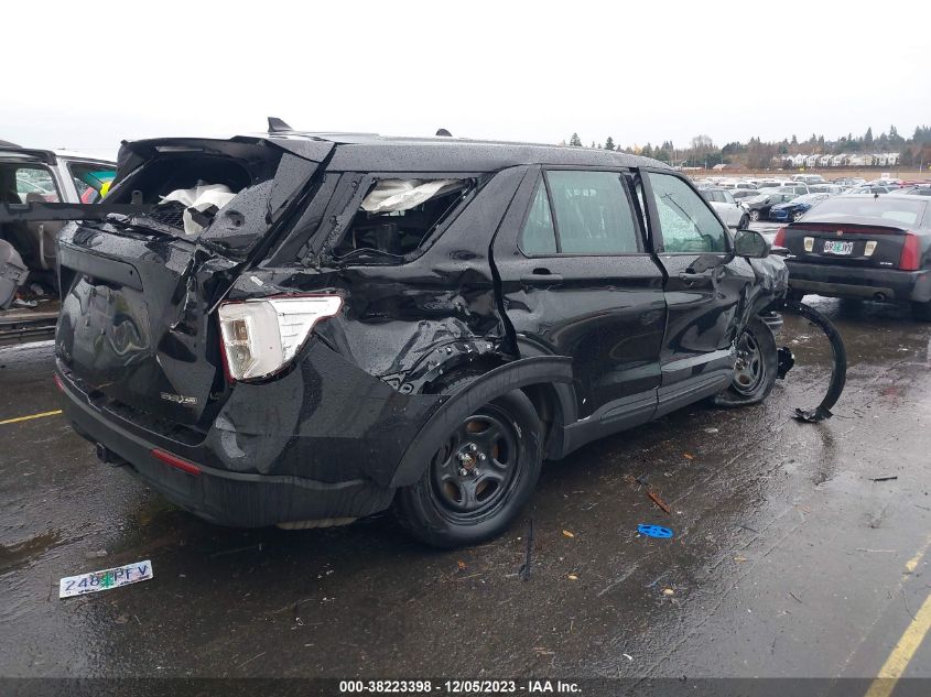 2021 FORD POLICE INTERCEPTOR UTILITY 1FM5K8AWXMNA07141