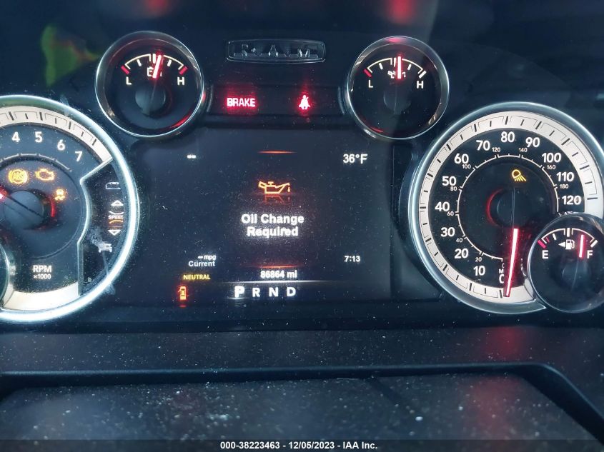 2019 RAM 1500 CLASSIC SLT  4X4 6'4" BOX - 1C6RR7TT6KS556162