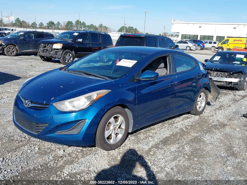 2014 HYUNDAI ELANTRA SE/SPORT/LIMITED - KMHDH4AE9EU200737
