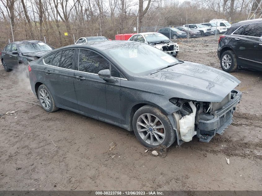 2017 FORD FUSION SE - 3FA6P0HD5HR395016