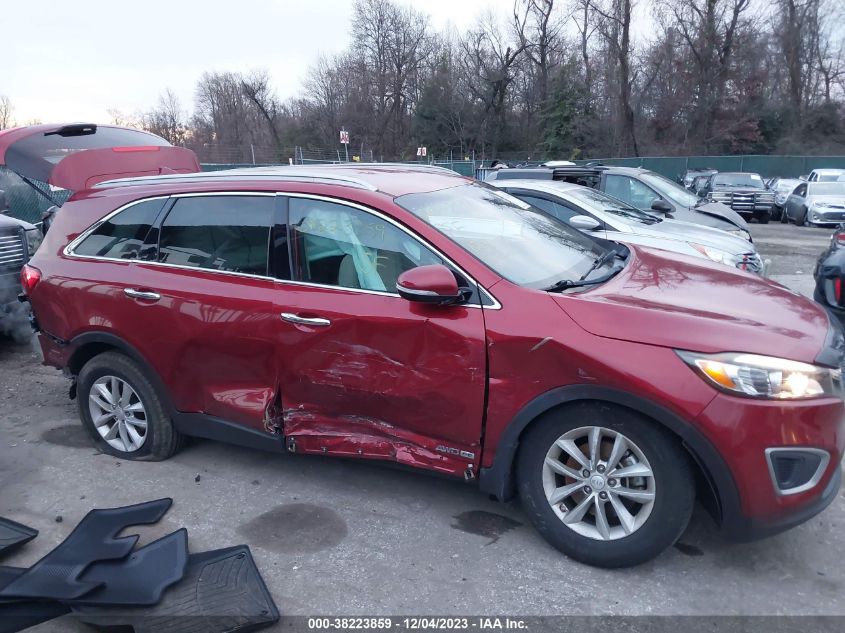 2018 KIA SORENTO 3.3L LX - 5XYPGDA54JG368964