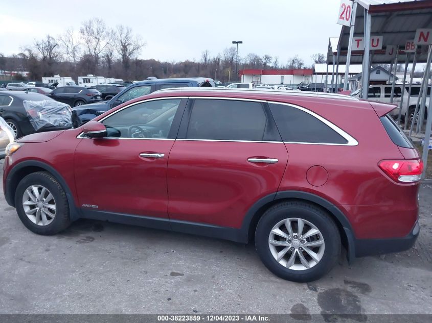 2018 KIA SORENTO 3.3L LX - 5XYPGDA54JG368964