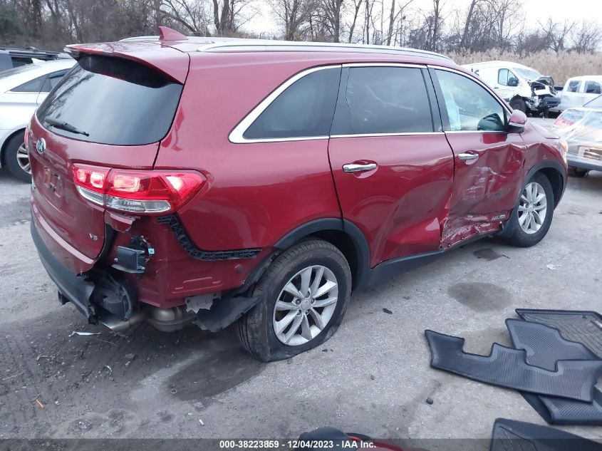 2018 KIA SORENTO 3.3L LX - 5XYPGDA54JG368964