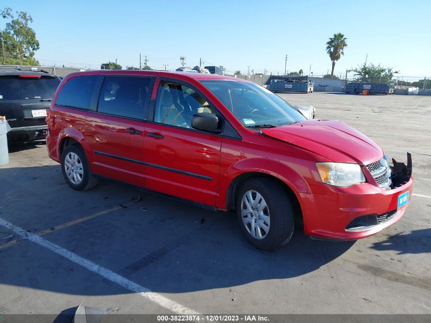 2013 DODGE GRAND CARAVAN SE - 2C4RDGBG7DR819954