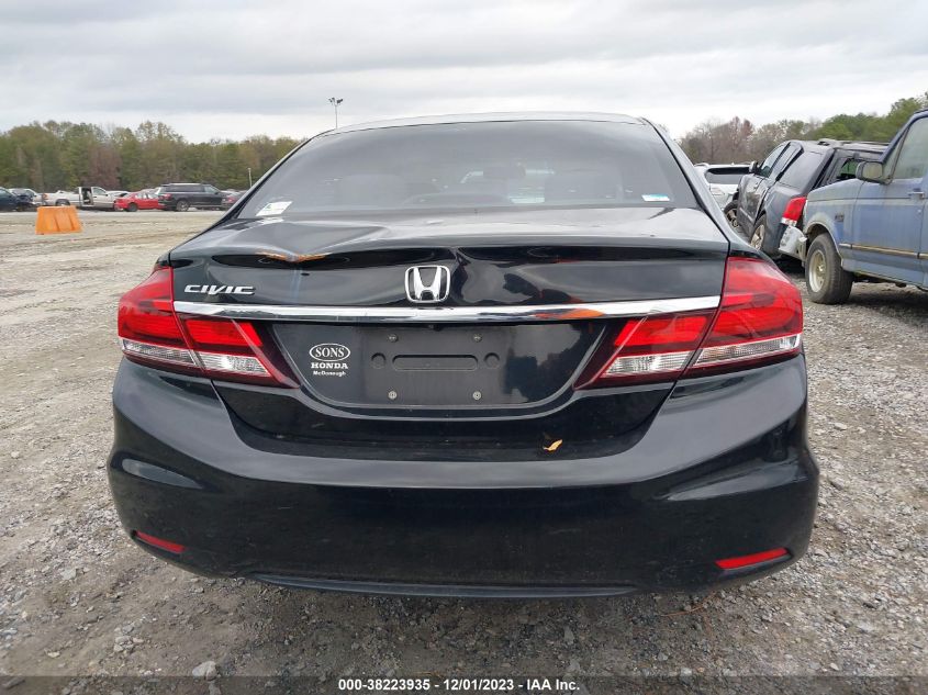 2015 HONDA CIVIC SEDAN LX - 19XFB2F53FE029625