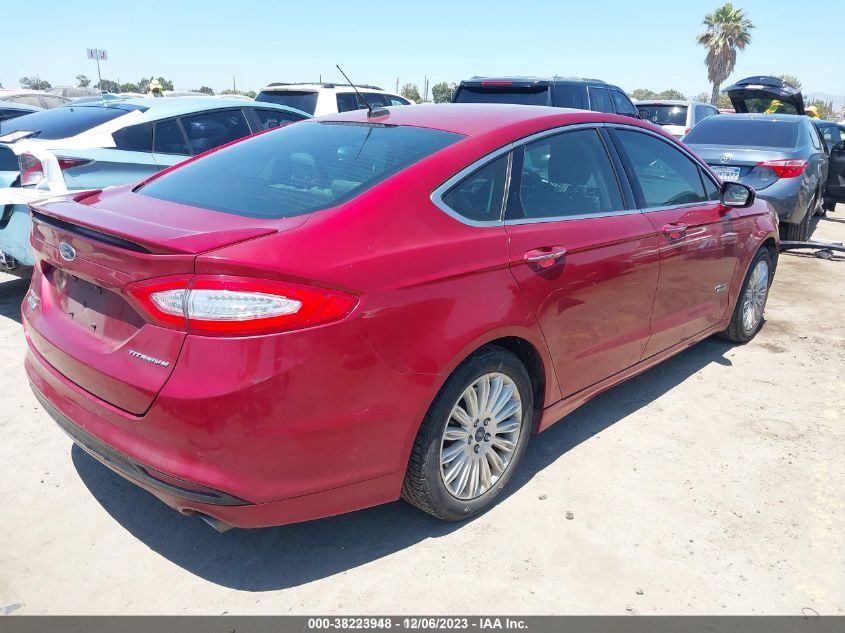 2014 FORD FUSION ENERGI TITANIUM - 3FA6P0SU4ER299236