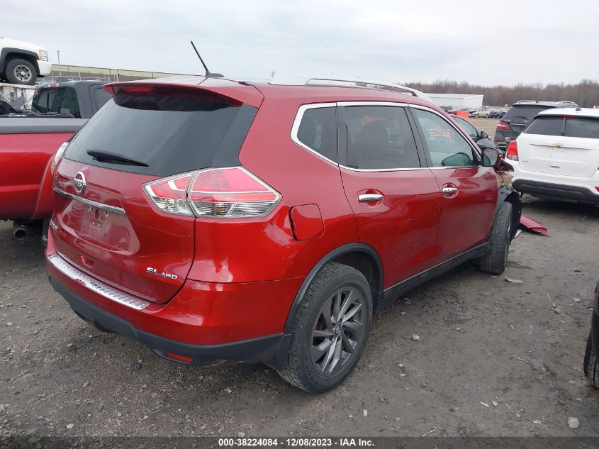 2016 NISSAN ROGUE S/SL/SV - 5N1AT2MV2GC744443
