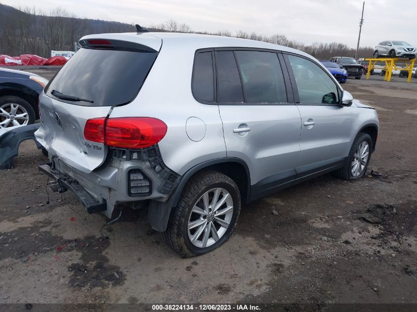 2014 VOLKSWAGEN TIGUAN SE - WVGAV3AXXEW618526