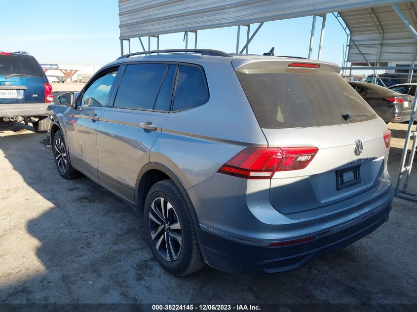 2022 VOLKSWAGEN TIGUAN S - 3VV1B7AX2NM061181