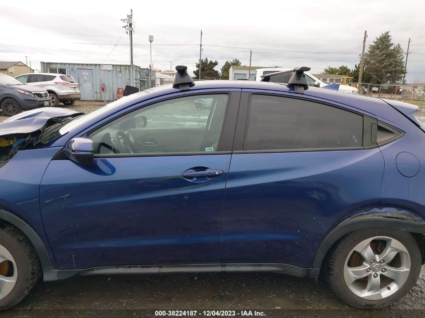 2016 HONDA HR-V EX - 3CZRU5H5XGM713501