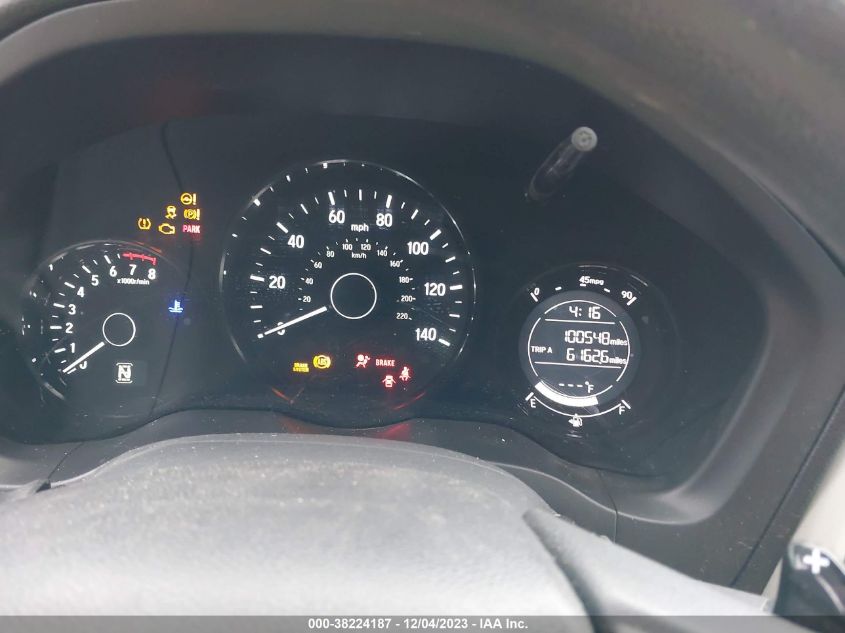 2016 HONDA HR-V EX - 3CZRU5H5XGM713501