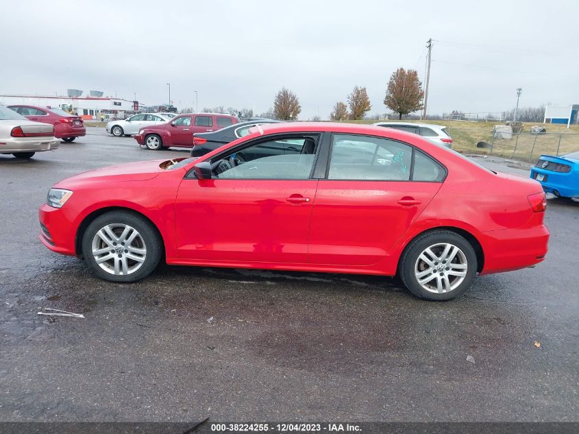 2015 VOLKSWAGEN JETTA 2.0L S - 3VW2K7AJ3FM351944