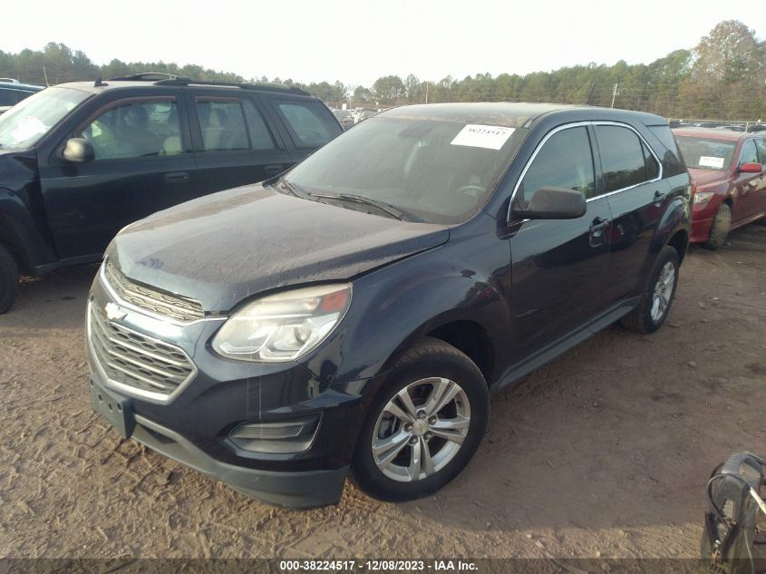 2016 CHEVROLET EQUINOX LS - 2GNALBEK4G1160180