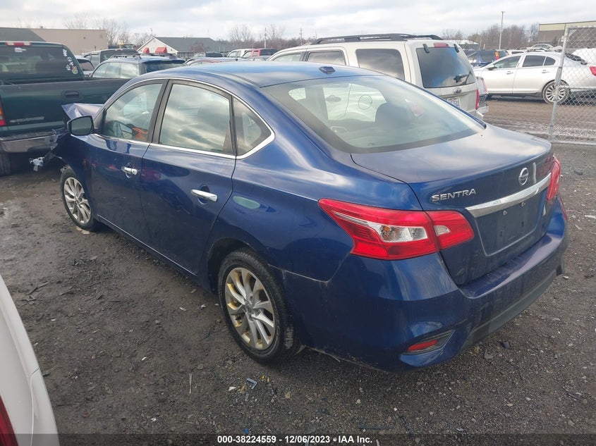 VIN 3N1AB7AP1JY231860 2018 NISSAN SENTRA SV