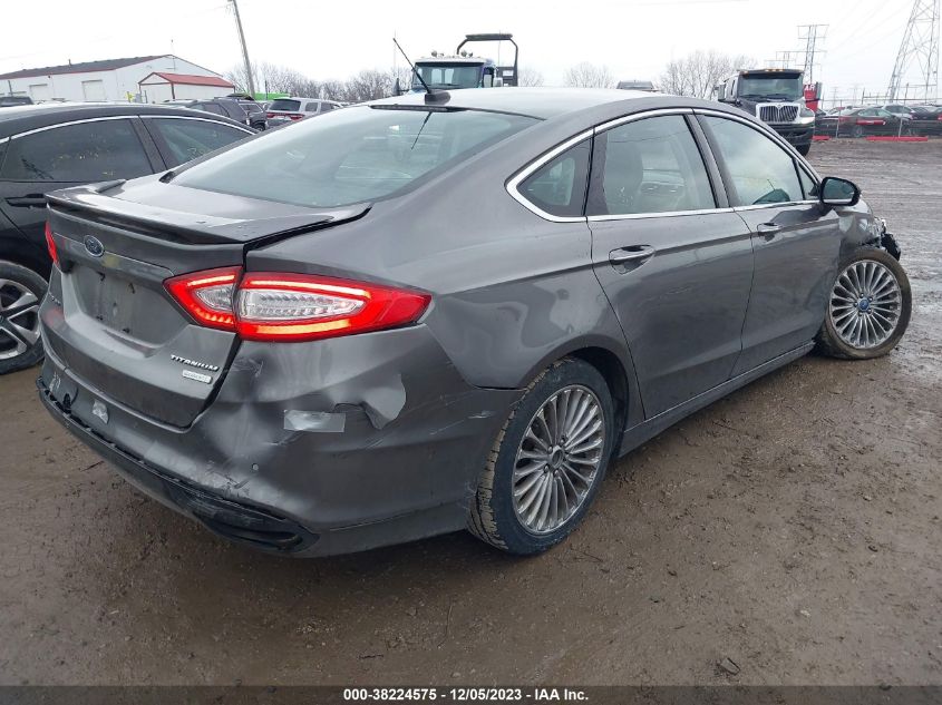 2013 FORD FUSION TITANIUM - 3FA6P0K98DR207930