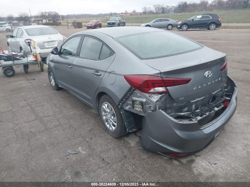 2019 HYUNDAI ELANTRA SE - KMHD74LF3KU804837