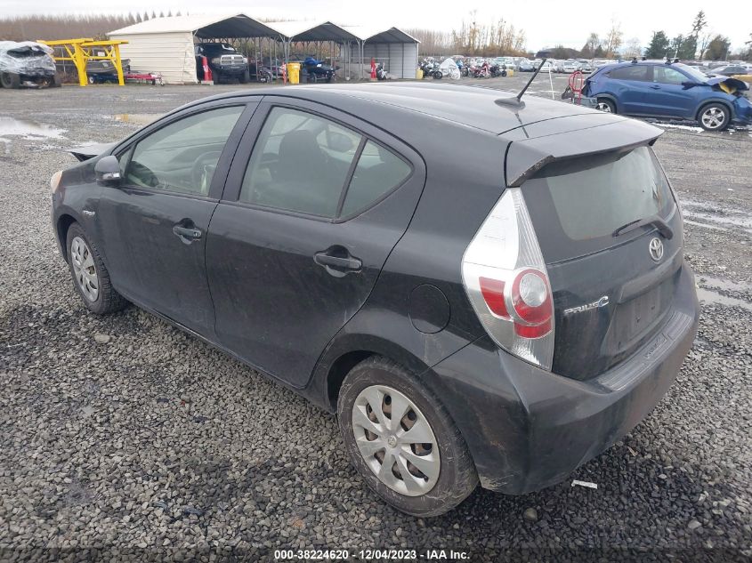 2013 TOYOTA PRIUS C THREE - JTDKDTB3XD1536282