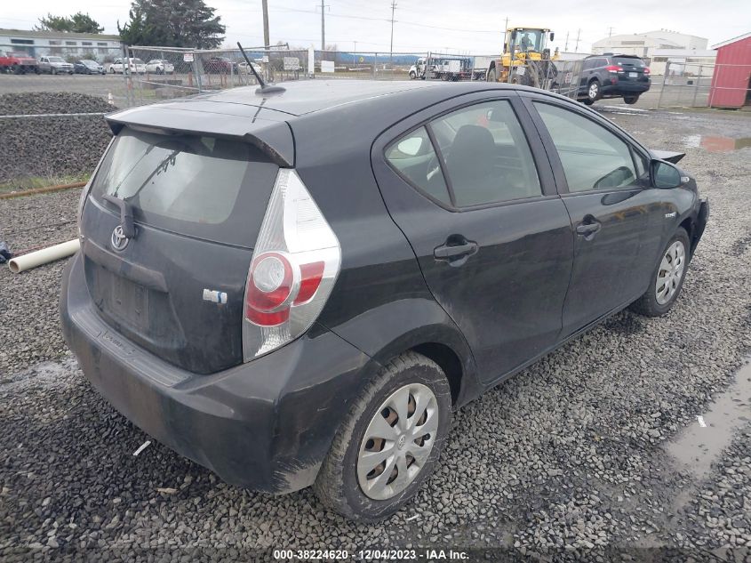2013 TOYOTA PRIUS C THREE - JTDKDTB3XD1536282