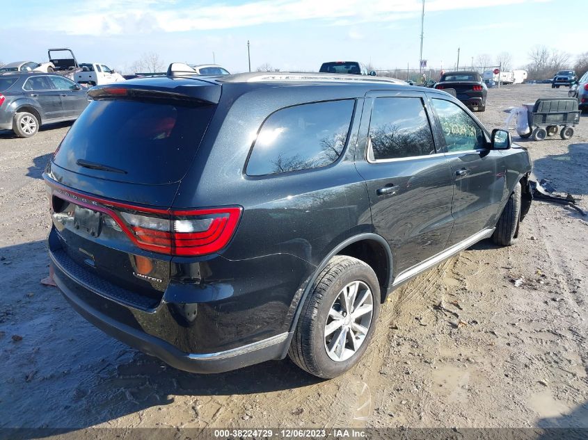 2014 DODGE DURANGO LIMITED - 1C4RDJDG3EC374763