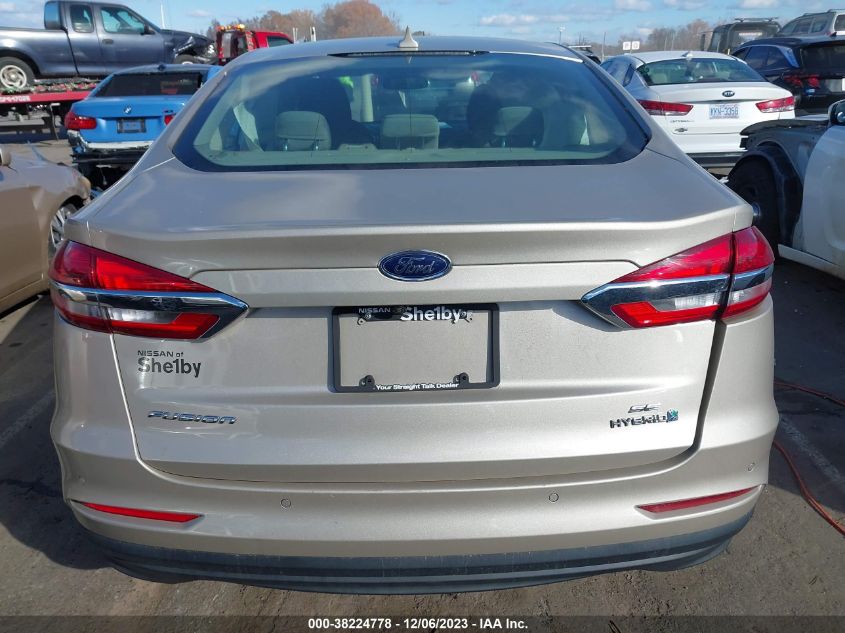 2019 FORD FUSION HYBRID SE - 3FA6P0LU1KR138630