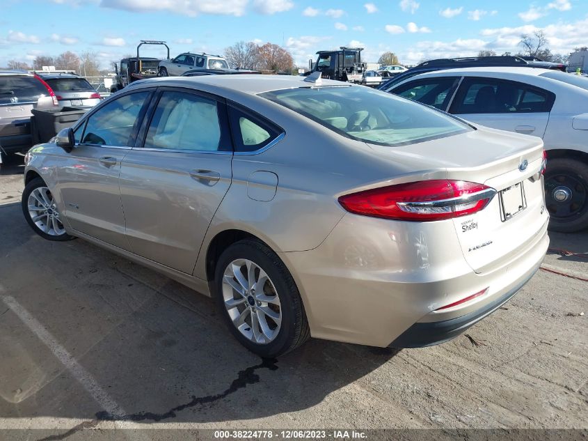 2019 FORD FUSION HYBRID SE - 3FA6P0LU1KR138630