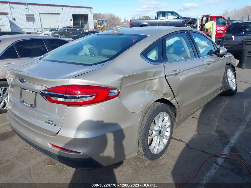 2019 FORD FUSION HYBRID SE - 3FA6P0LU1KR138630
