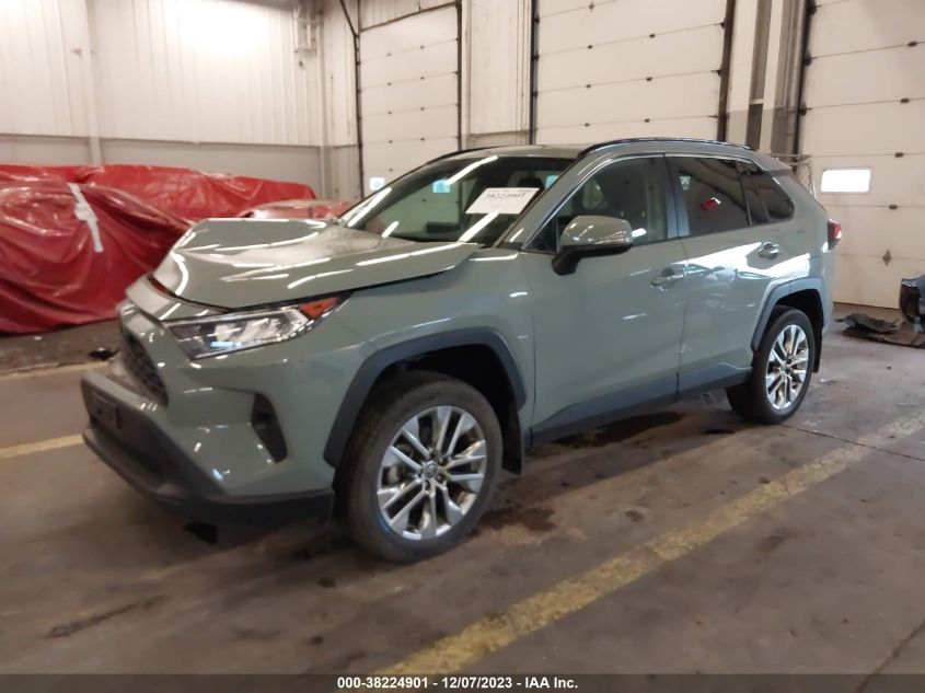 VIN 2T3A1RFV1MW205952 2021 TOYOTA RAV4 XLE PREMIUM