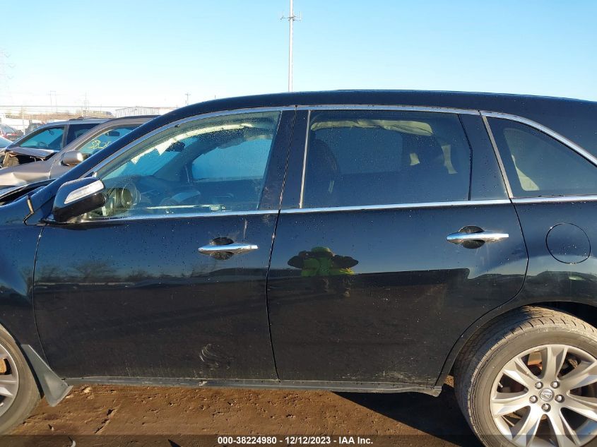 2013 ACURA MDX ADVANCE PACKAGE - 2HNYD2H64DH501920