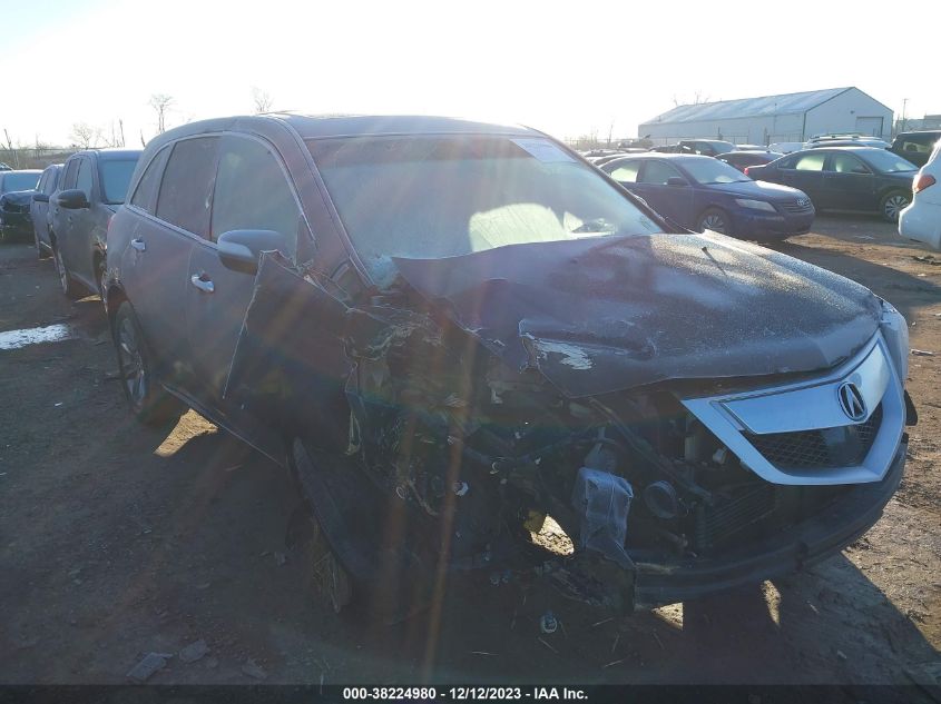 2013 ACURA MDX ADVANCE PACKAGE - 2HNYD2H64DH501920