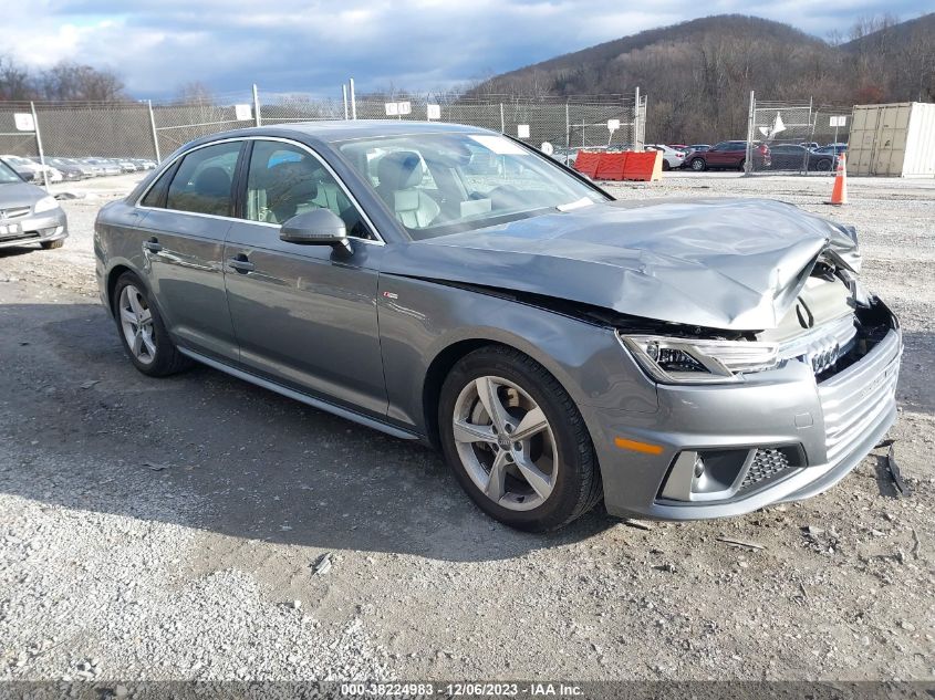 2019 AUDI A4 45 PREMIUM - WAUDNAF49KA022883