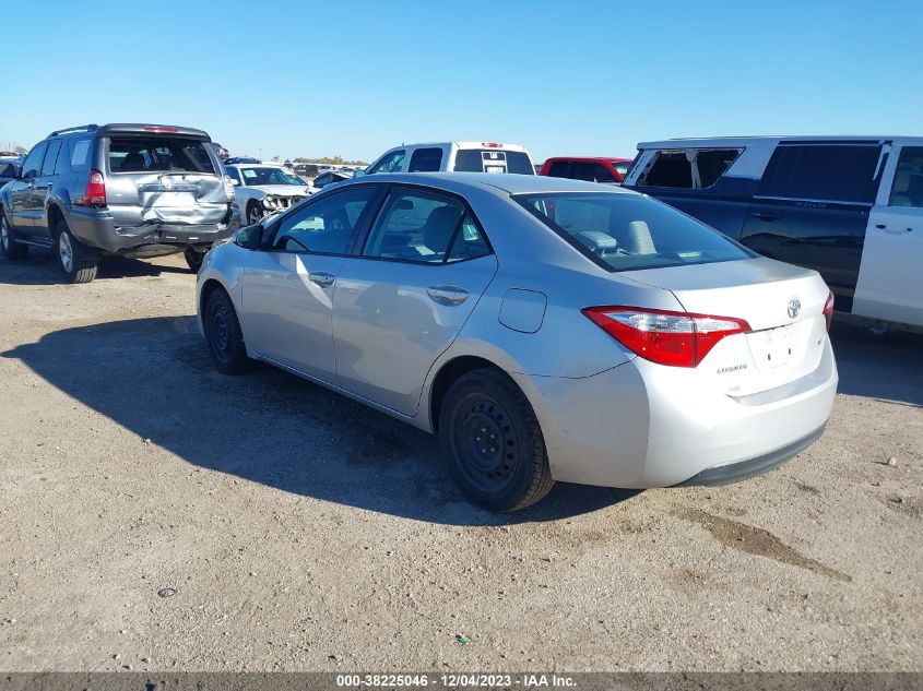 2015 TOYOTA COROLLA LE PLUS - 5YFBURHE5FP204275