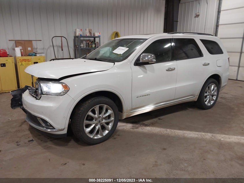 VIN 1C4RDJEG2LC161590 2020 DODGE DURANGO CITADEL AWD