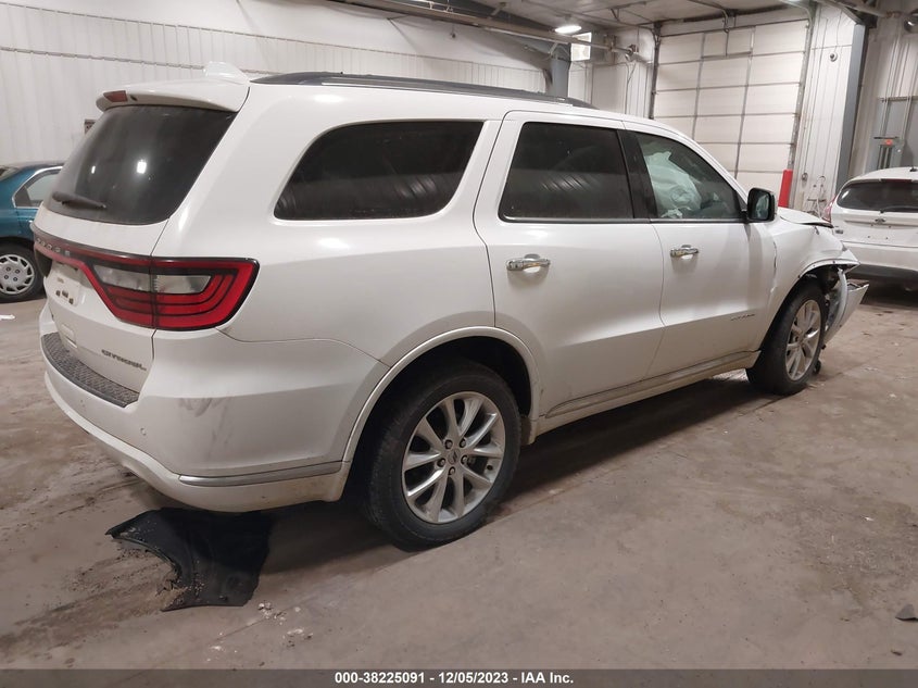 VIN 1C4RDJEG2LC161590 2020 DODGE DURANGO CITADEL AWD