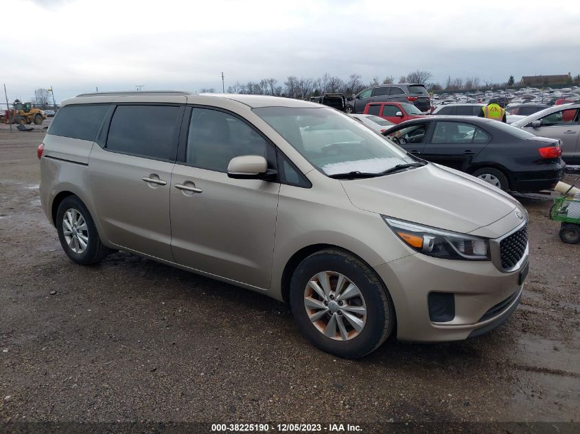 2015 KIA SEDONA LX - KNDMB5C12F6061109