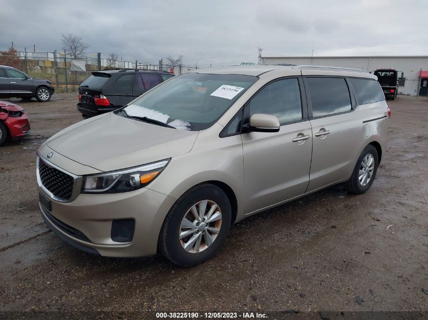 2015 KIA SEDONA LX - KNDMB5C12F6061109
