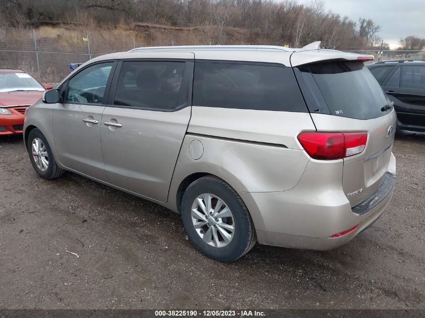 2015 KIA SEDONA LX - KNDMB5C12F6061109