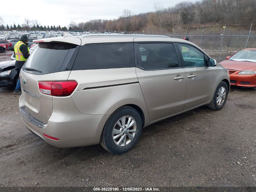 2015 KIA SEDONA LX - KNDMB5C12F6061109