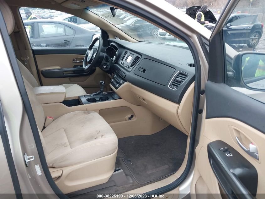 2015 KIA SEDONA LX - KNDMB5C12F6061109