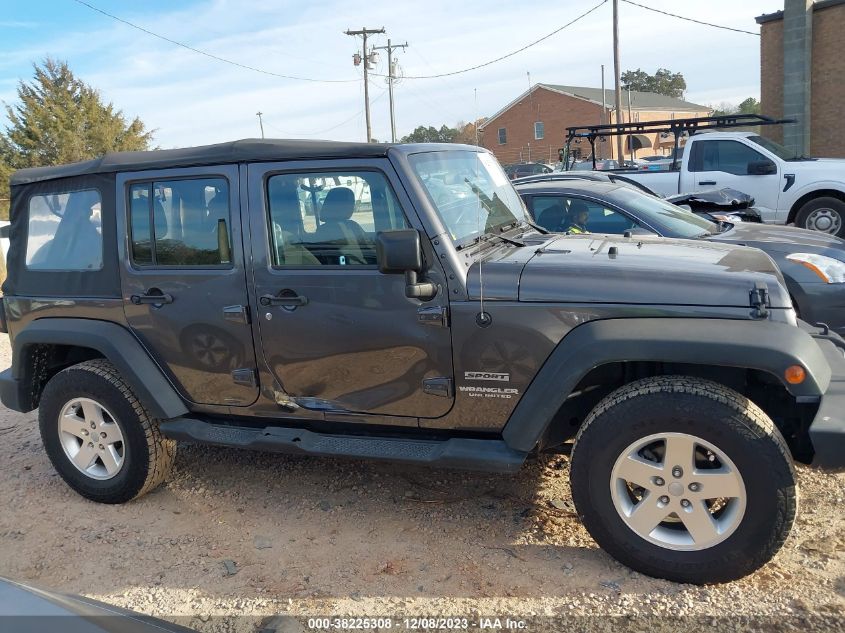 2014 JEEP WRANGLER UNLIMITED SPORT - 1C4BJWDGXEL271590