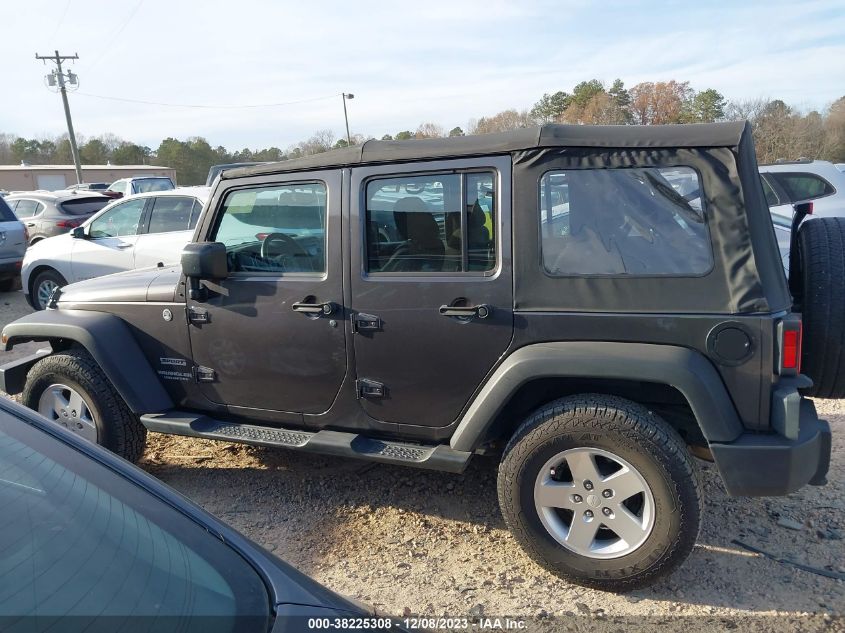 2014 JEEP WRANGLER UNLIMITED SPORT - 1C4BJWDGXEL271590