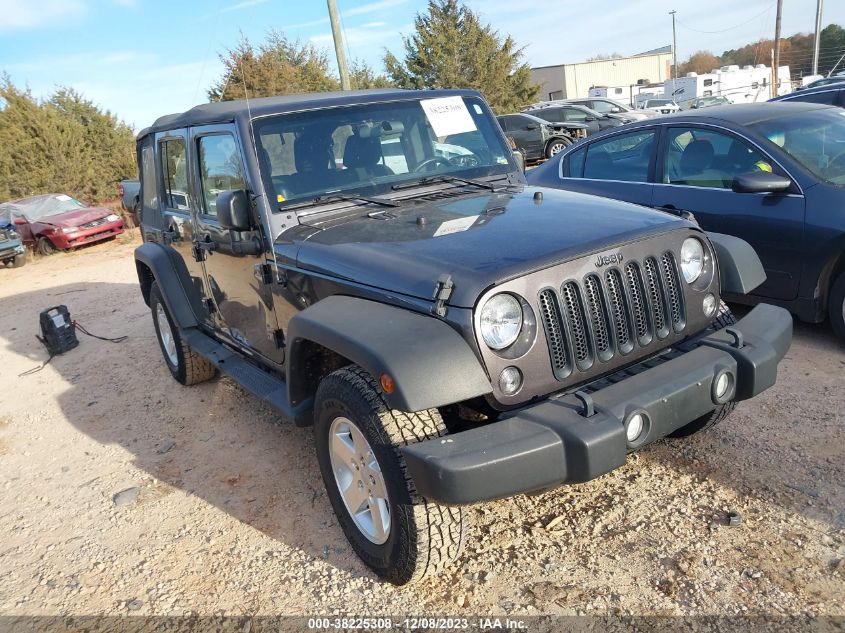 2014 JEEP WRANGLER UNLIMITED SPORT - 1C4BJWDGXEL271590